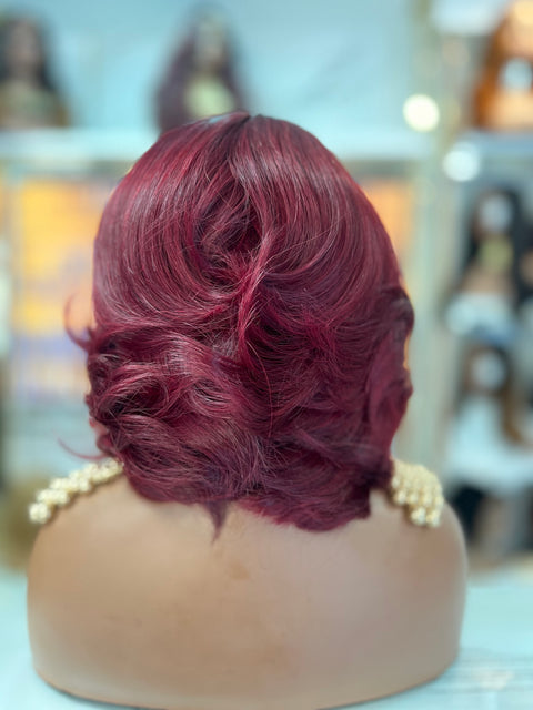 Cherry - 5x5 Raw Hair closure wig