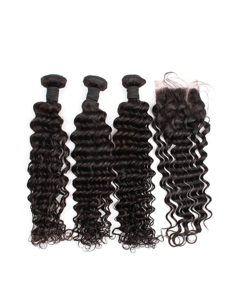 3 paquets 26" ou 28" + Closure 4*4