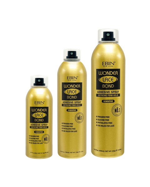 EBIN Spray Adhésif Lace SENSIBLE Doré