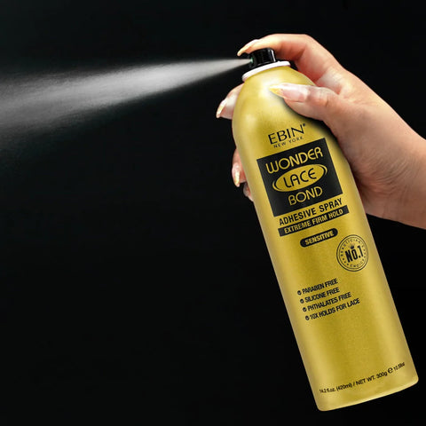 EBIN Spray Adhésif Lace SENSIBLE Doré